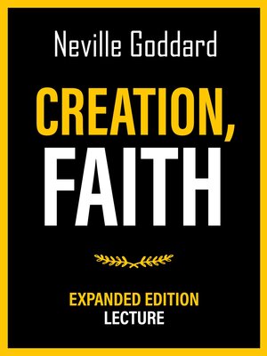cover image of Creation--Faith--Expanded Edition Lecture